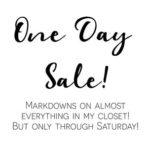Great Markdowns for One Day Only!